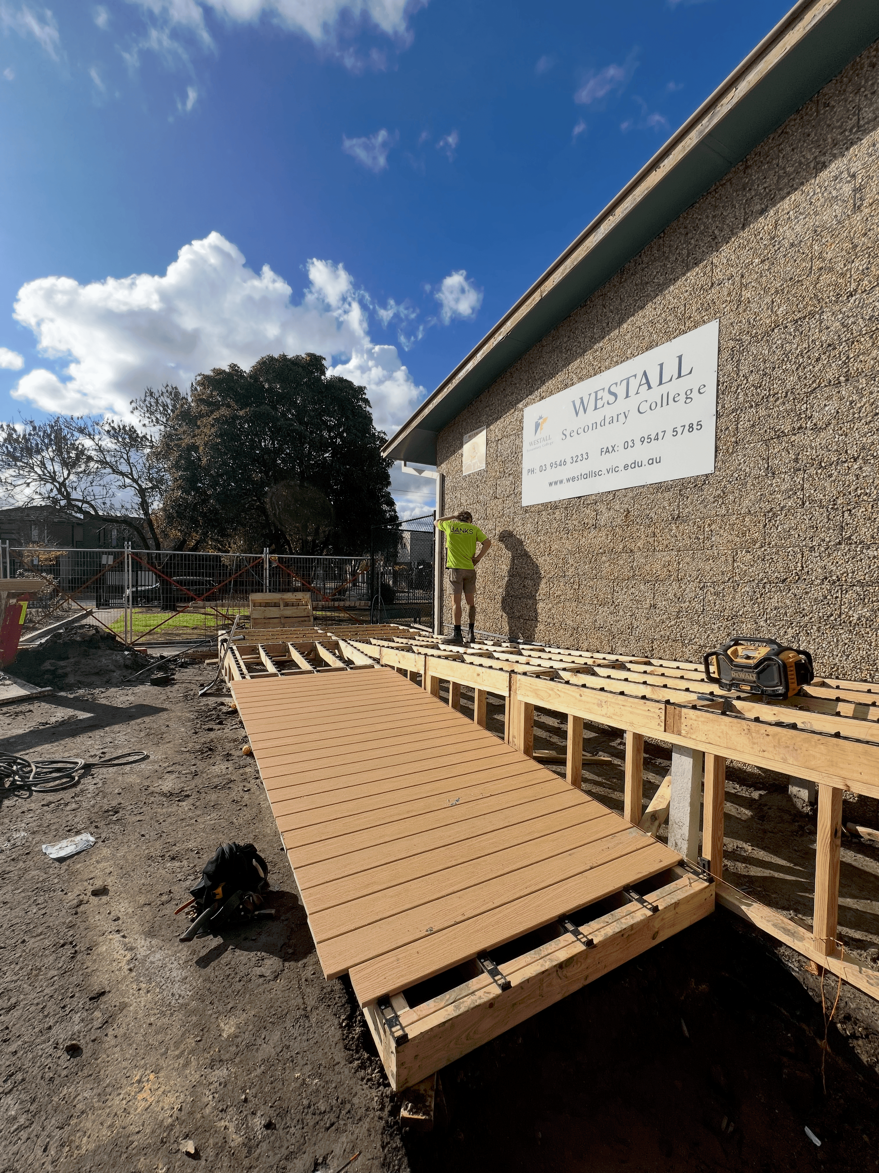 Compliance ramp installation in Westall